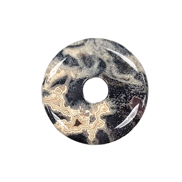 35MM DONUT SILVER LEAF